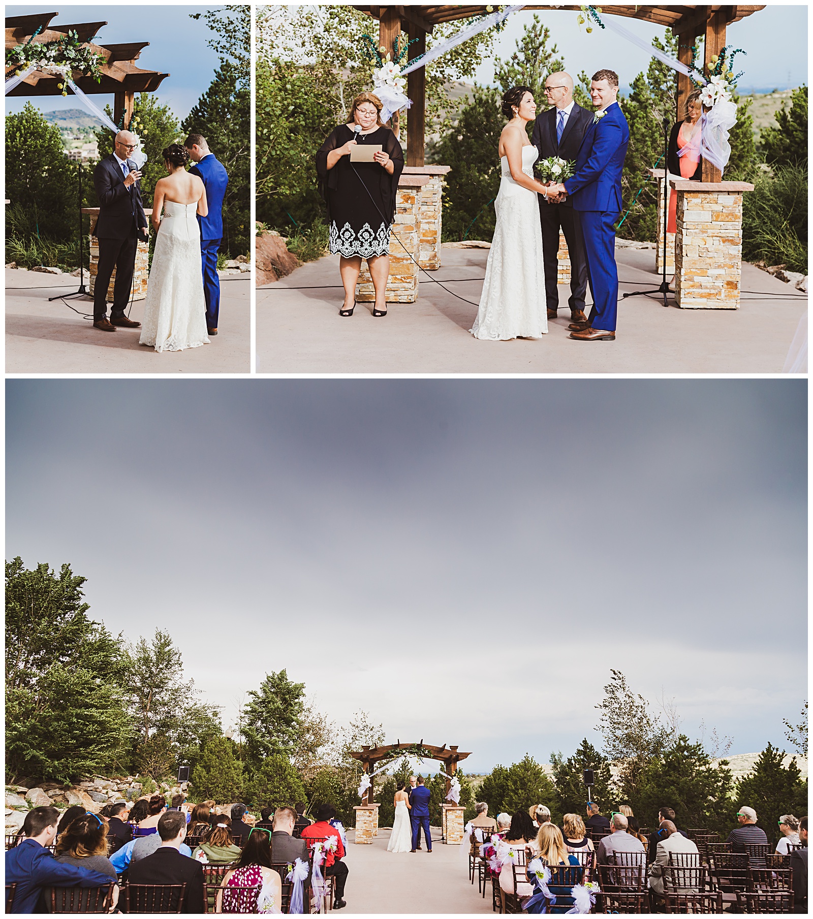 fall ceremony at willow ridge manor in morrison, co