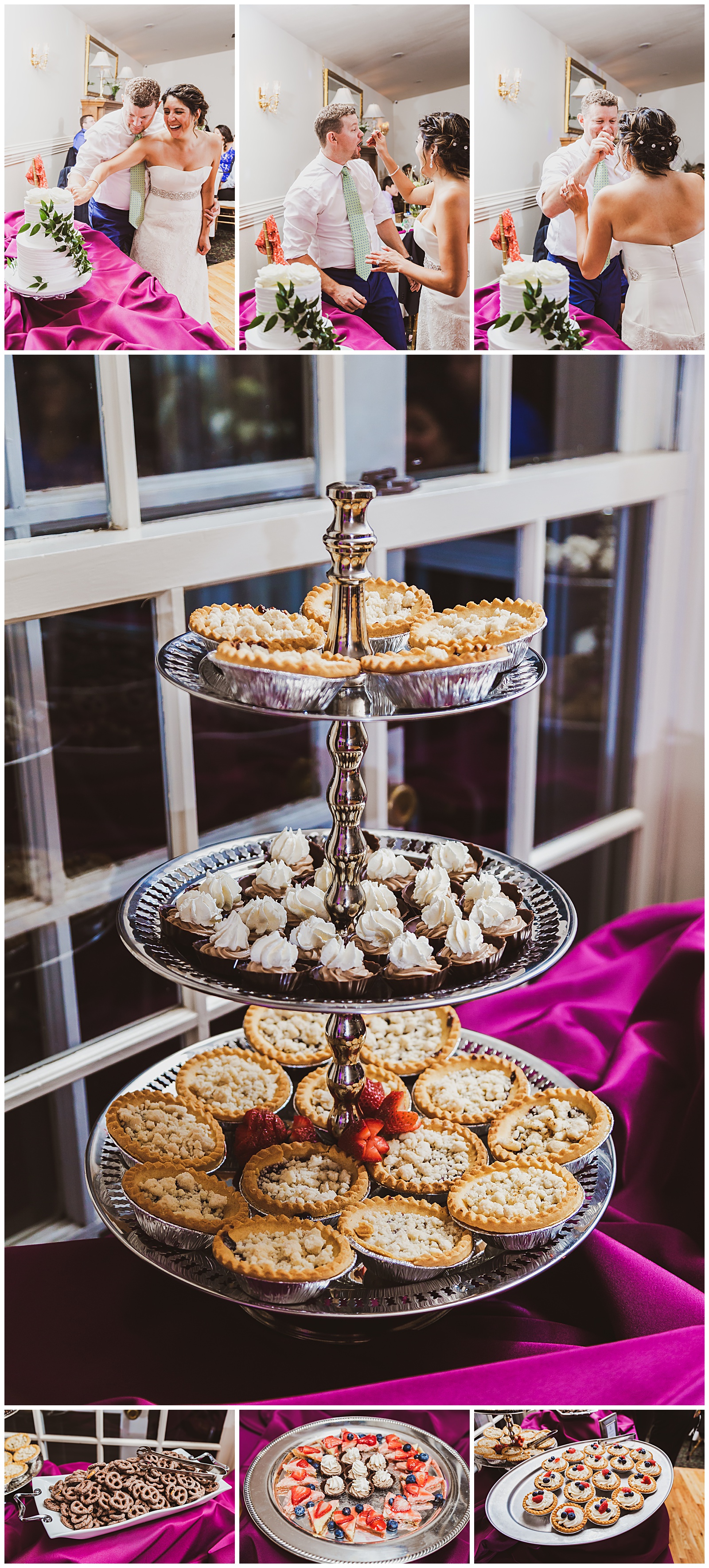 reception treats at willow ridge manor in morrison, co