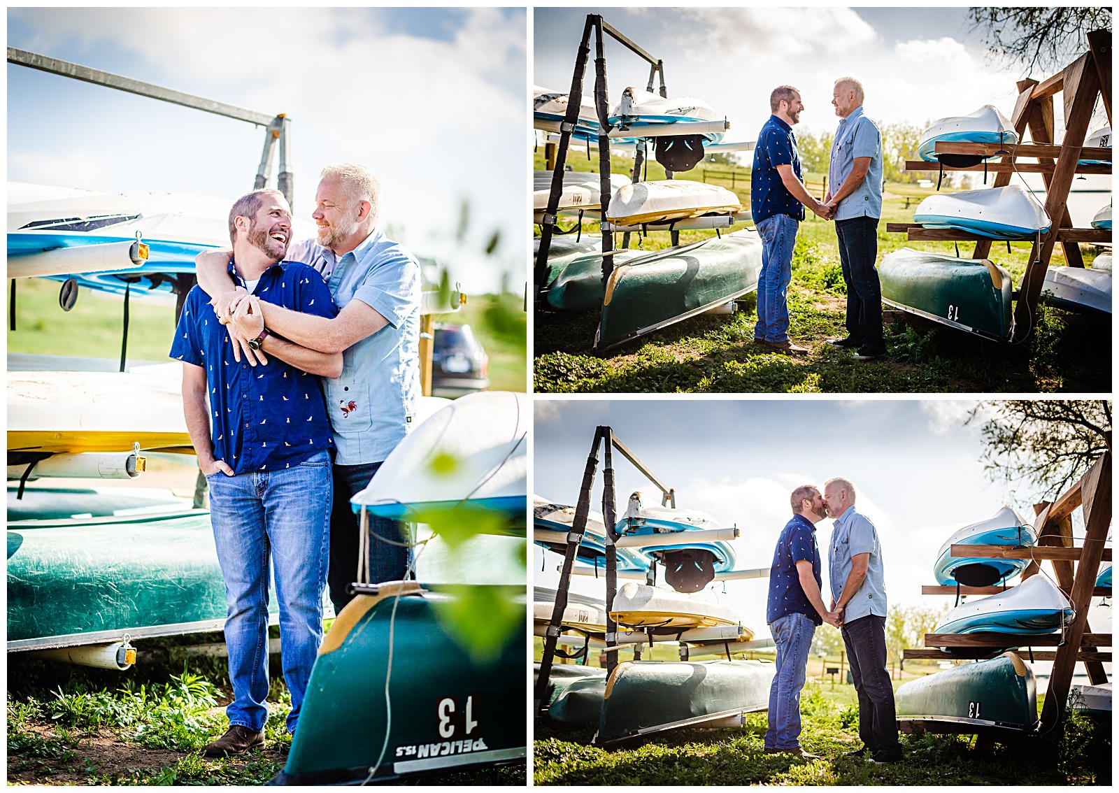 same sex couple outdoor engagement session