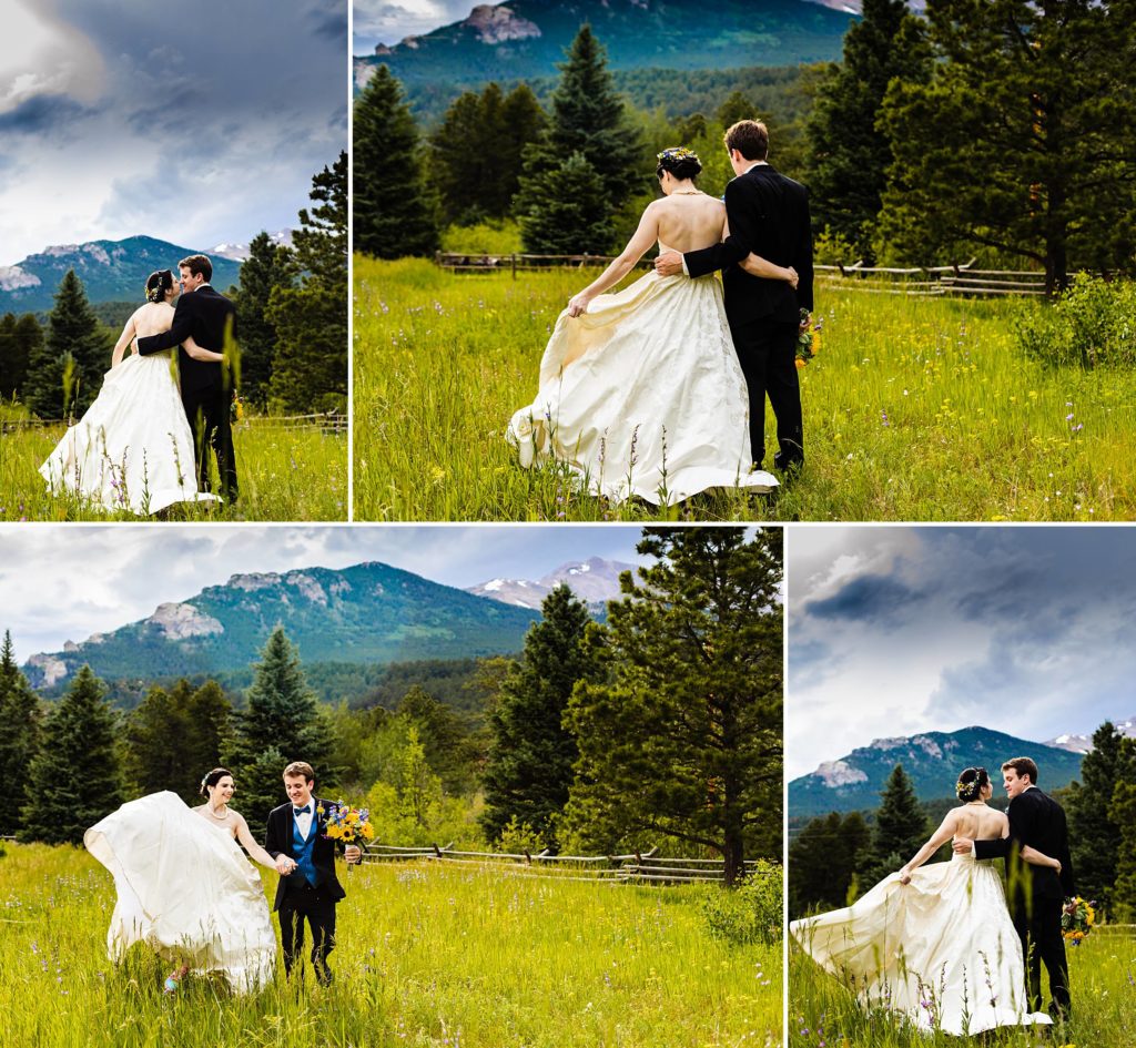 wedding venue with mountain views