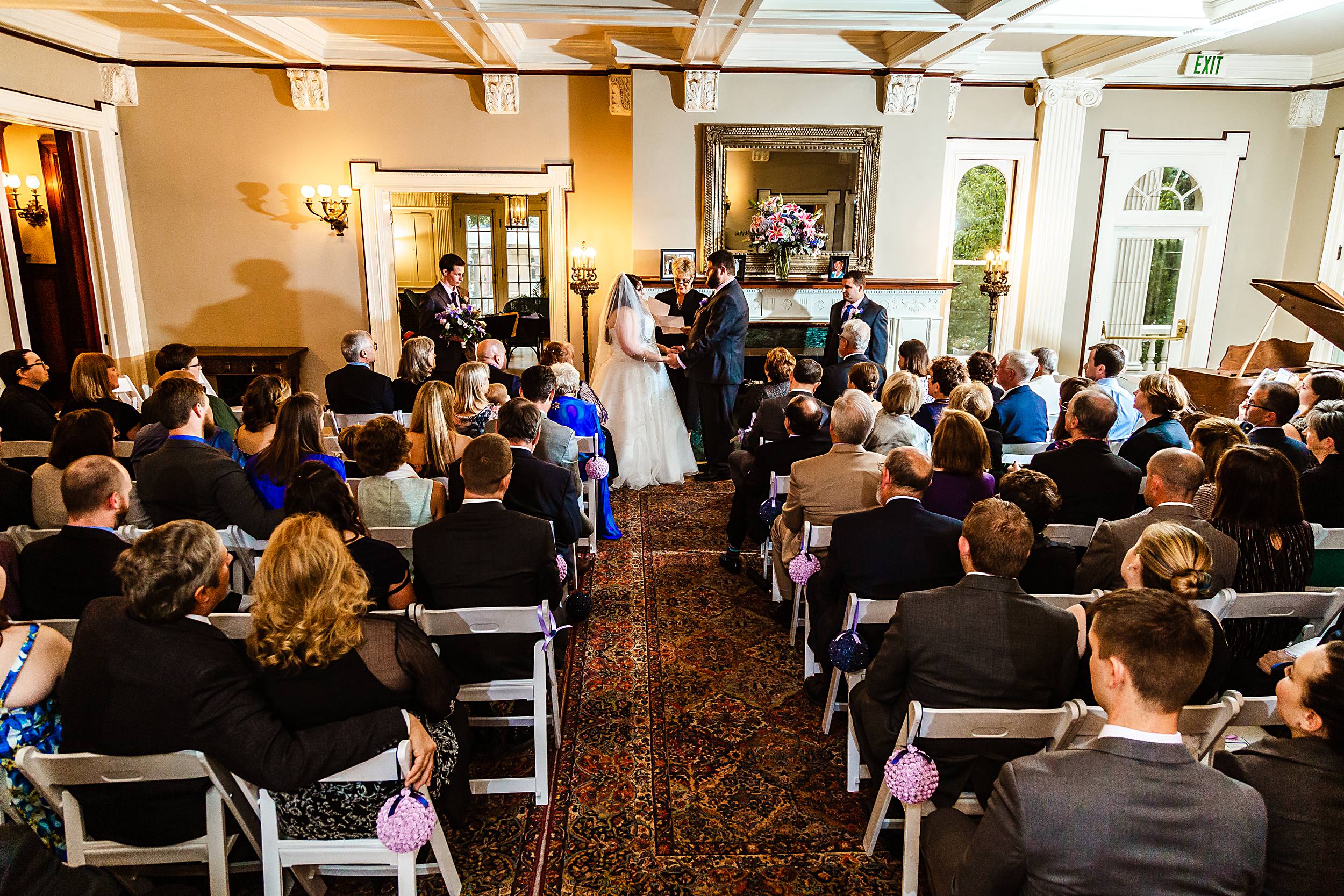 The Grant-Humphrey's Mansion in Denver is an affordable wedding venue in Denver with elegant interiors.