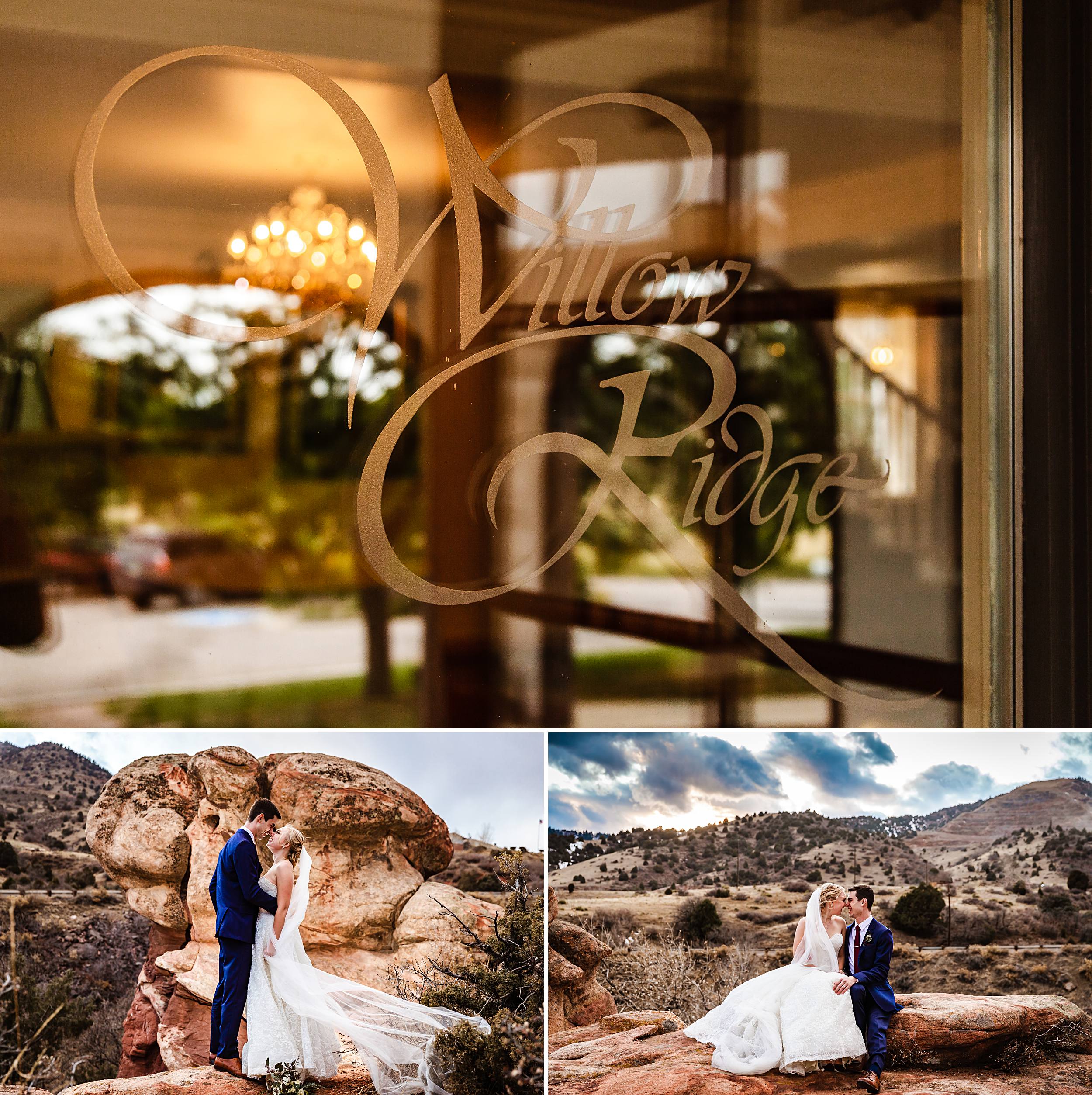 Willow Ridge Manor in Morrison, CO is an affordable wedding venue surrounded by red rocks